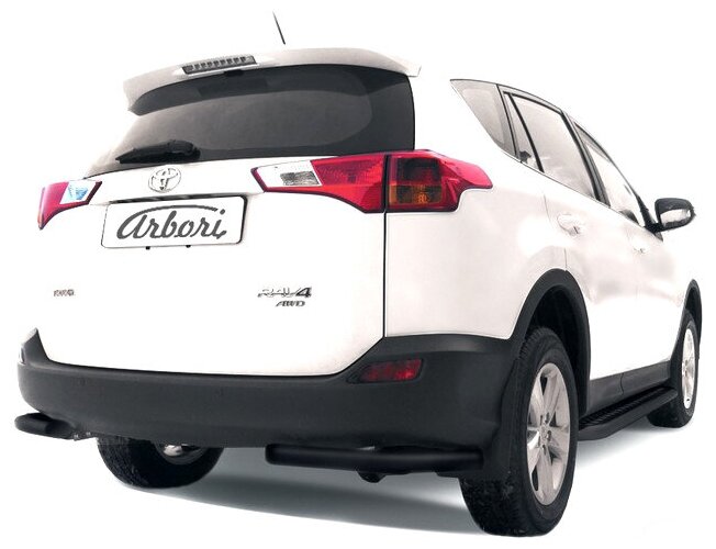 Уголки d57 Arbori черн. для TOYOTA RAV4 2013-2015 / Тойота Рав 4