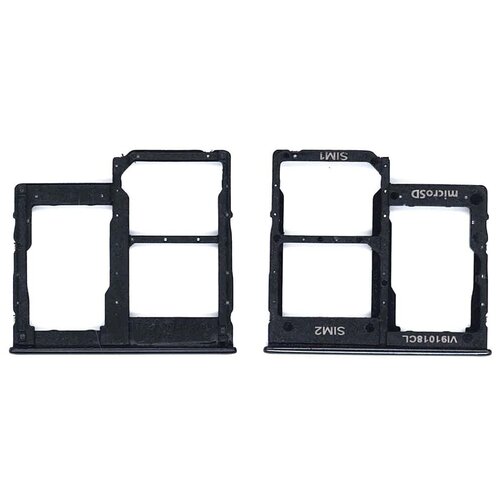 Лоток для SIM-карты Samsung Galaxy A40 (A405F) черный