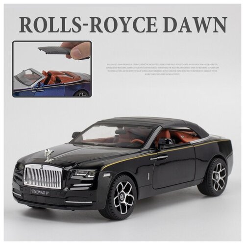Коллекционная масштабная модель Rolls-Royce Dawn 1:24 (металл, свет, звук) коллекционная модель rolls royse cullinan 1 24 металл свет звук красный