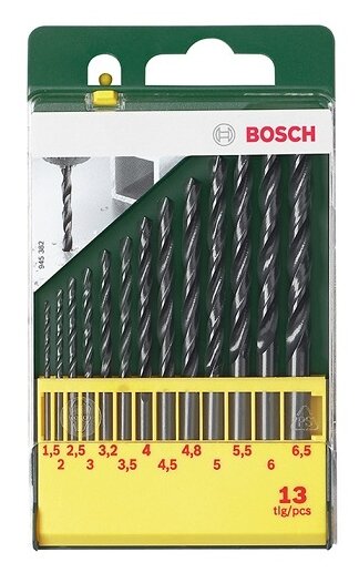 Набор сверл BOSCH HSS-R 13 шт 2.607.019.441