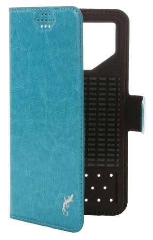 Универсальный чехол G-Case Slim Premium для смартфонов 4,2 - 5,0", голубой