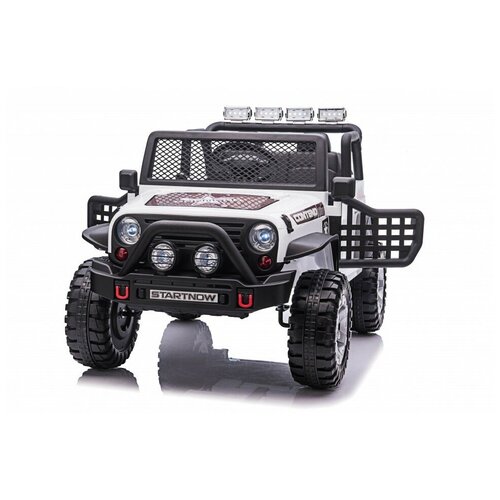 Детский электромобиль джип XMX с полным приводом (белый, EVA, 12V) - XMX618-4WD-WHITE