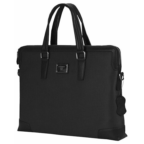 Сумка Continent CM-161 черный мужская деловая сумка искусственная кожа плечевой ремень цвет черный