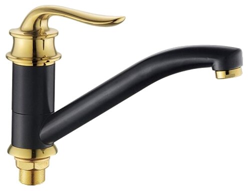 Смеситель для кухни с длинным изливом Potato Черный (P49219-6)