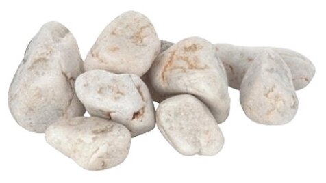 Камни для бани Кварцит белый обвалованный, 20 кг - фотография № 4