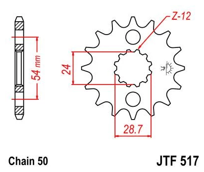 Звезда ведущая JTF517 17