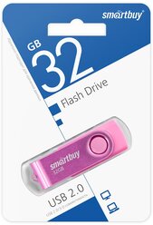 USB флешка Smartbuy 32Gb Twist pink USB 2.0