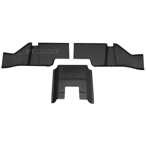 Накладки на ковролин заднего ряда (3 шт) (ABS) RENAULT Duster 2021-