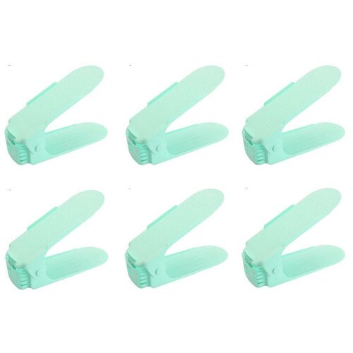 Подставка органайзер для обуви пластиковая 6 шт салатовый 900₽