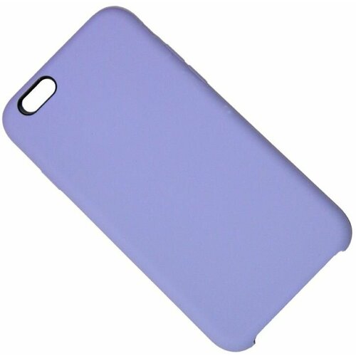 Чехол для iPhone 6/6s силиконовый Soft Touch <пастельный фиолетовый> (премиум)