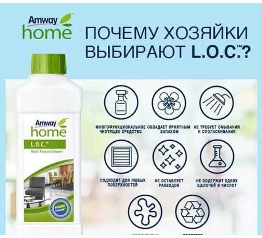 Amway L.O.C. Многофункциональное чистящее средство, 1 л, 1 уп. - фотография № 16