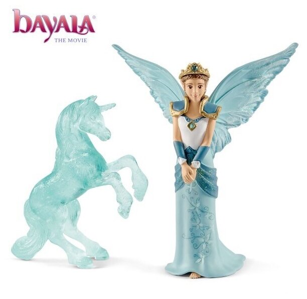 SCHLEICH Эльфийка Айела и ледяная статуя единорога MOVIE 70587