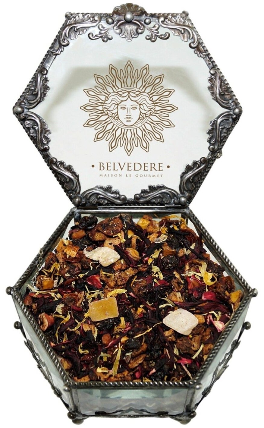 Чай фруктовый Belvedere тропические ночи 500 г - фотография № 1