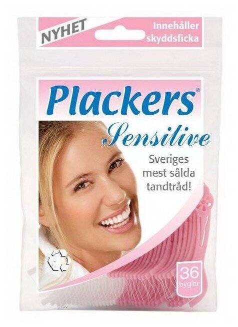 Plackers Sensitive флоссер для ухода за полостью рта