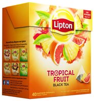 Чай черный Lipton Tropical Fruit в пирамидках, 40 шт.