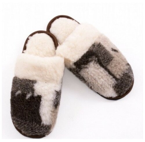 Тапочки Wool Lamb, размер 44-45, коричневый