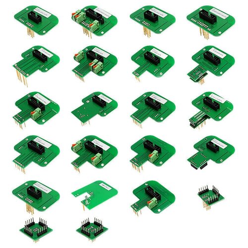 Набор переходников ЭБУ BDM / KESS / KTAG 22 штуки