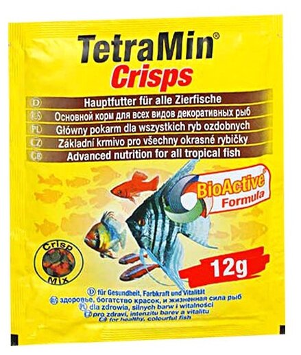 TETRAMIN PRO CRISPS корм-чипсы для всех видов РЫБ 12 Г (SACHET)