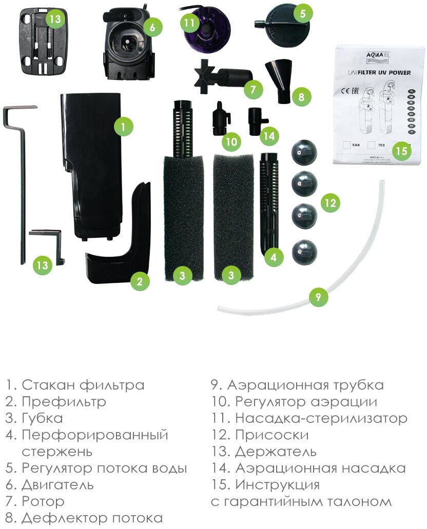 Фильтр внутренний AQUAEL - фото №8