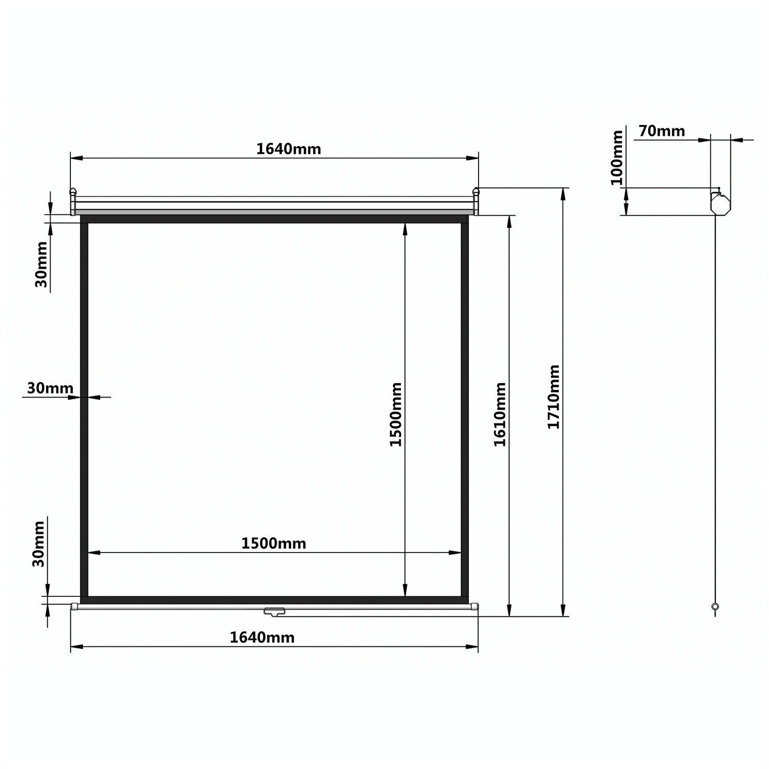 Рулонный BRAUBERG Wall 236725