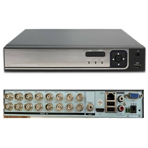 Видеорегистратор 16 канальный 5 МП AHD поддержка IP и AHD камер REG006 932400₽