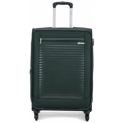 фото Чемодан carlton, 68 л, размер m, зеленый