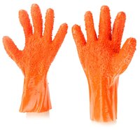 Перчатки FidgetGo для чистки овощей, цвет оранжевый