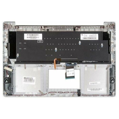 Клавиатура для ноутбука Asus N501JW-1A с топкейсом серебристый с подсветкой без крепления под HDD 90NB0871-R32RU0 4800₽