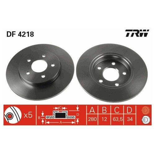 Тормозной диск DF4218