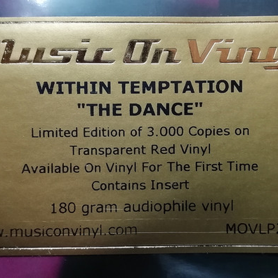 Within Temptation Within Temptation - Dance (colour) MUSIC ON VINYL - фото №4