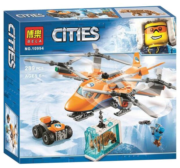 BELA 10994 Город Арктический вертолет 289 деталей