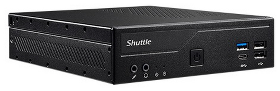 Платформа Shuttle DH610 LGA1700, H610, 2*DDR4 SODIMM (3200), 2.5" HDD/SSD, M.2, 2.5Glan, Glan, HDMI, 2*DP, 2*COM, USB Type-C, 3*USB 3.2, 4*USB 2.0, no