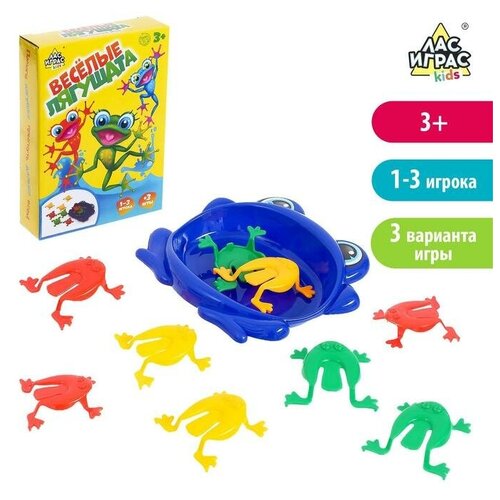 Настольная игра Весёлые лягушата настольная игра 1 toy ребята лягушата