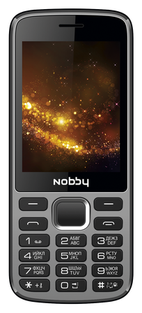 Сотовый телефон Nobby 300 Grey-Black