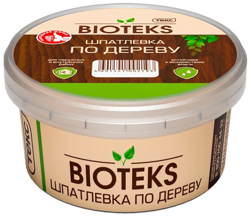 Шпатлевка по дереву BIOTEKS / Биотекс Профи бук 0,25л