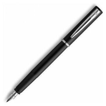 Ручка Waterman перьев. Graduate Allure (CW2068196) LaqBlack CT черн F сталь нержавеющая подар. кор. CW2068196