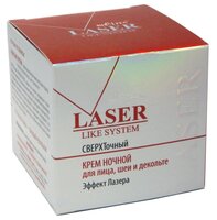 Крем Bielita Laser Like System ночной для лица, шеи и декольте 50 мл