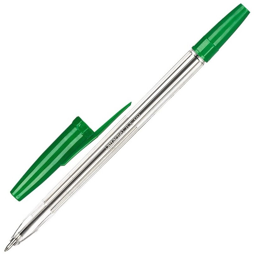 Ручка шариковая Attache Economy Elementary, 0,5 мм, зеленая (737055)