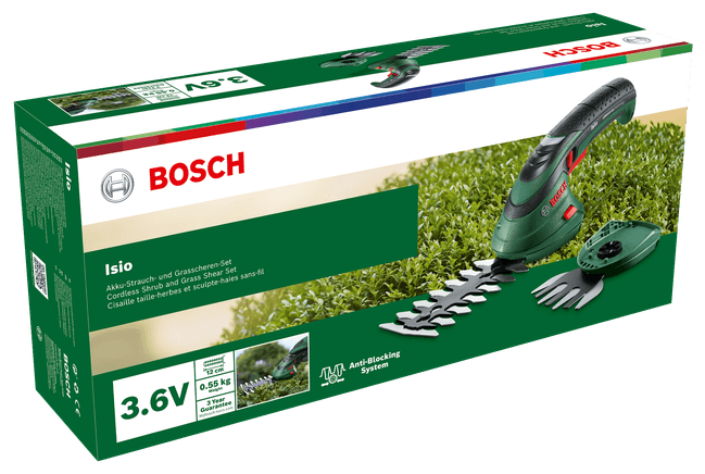 Кусторез/ножницы для травы Bosch ISIO III (0600833108) - фото №3