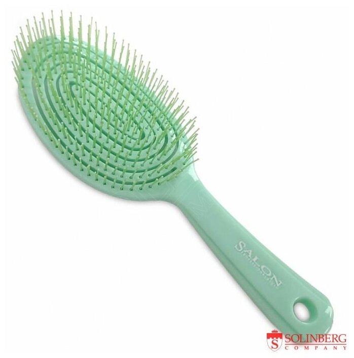 Щетка Salon Professional 18220 "Eco-Friendly", продувная, с нейлоновым штифтом , L 23 см