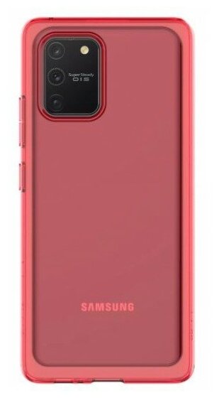 Накладка силикон Araree S Cover для Samsung S10 Lite Galaxy G770 2020 красная