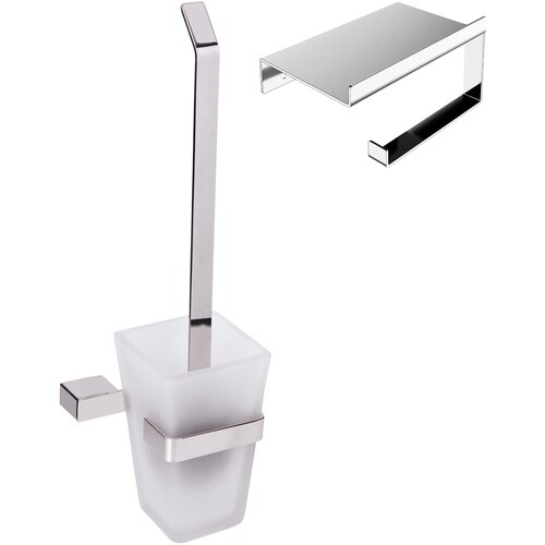 Набор DECOR BANYO SS 304 Ершик + Держатель туалетной бумаги