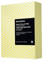 Mizon Enjoy Vital-Up Time Calming Mask успокаивающая тканевая маска с прополисом 25 мл 10 шт. саше