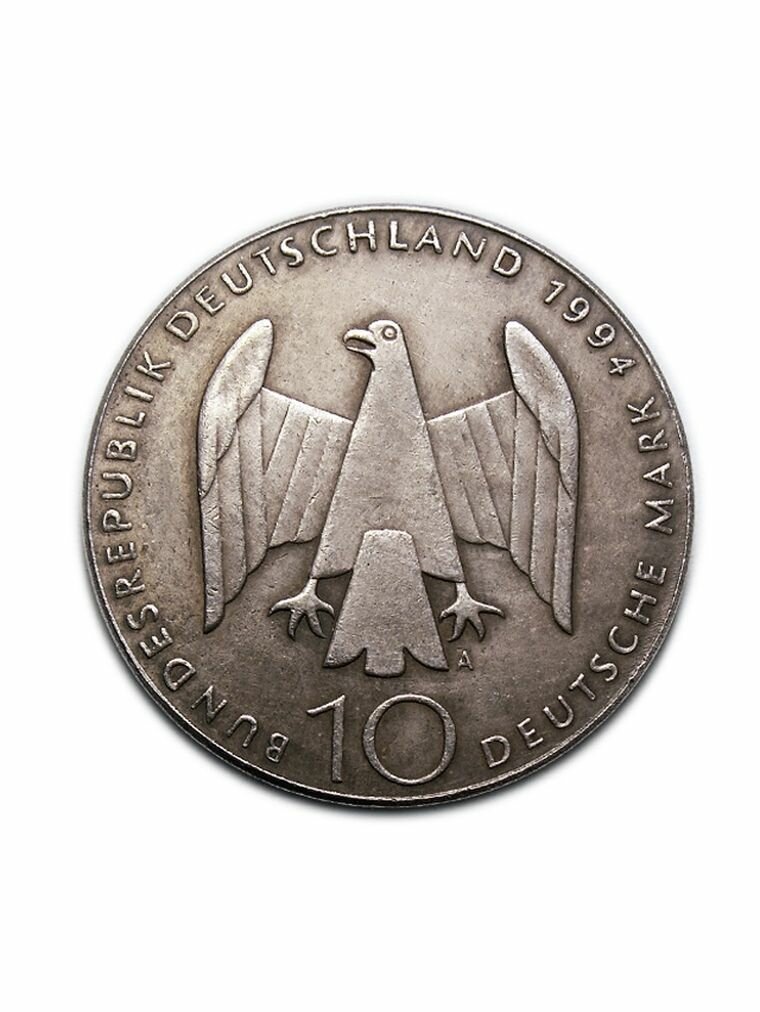 10 марок 1994 года покушение на Гитлера 20 июля 1944 года сувенирная копия монеты, нумизматика, деньги для коллекции