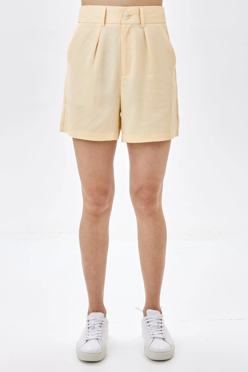 Шорты Selfie, размер XS, желтый — фото 1