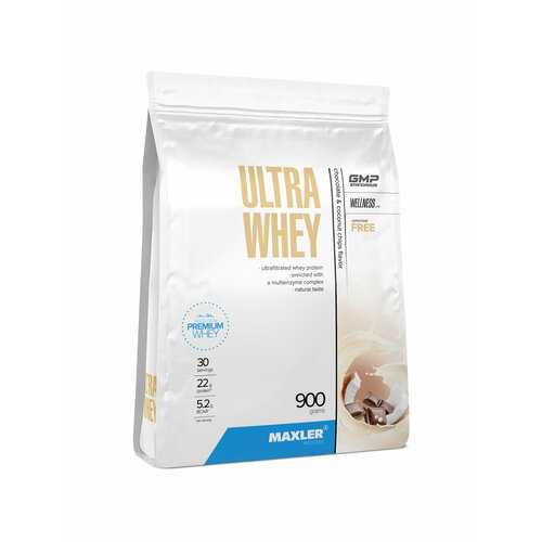 Протеин Maxler Ultra Whey, 900 гр., шоколад-кокос