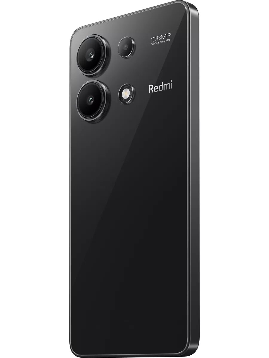 Смартфон Xiaomi Redmi Note 13 8+128 N7N/Midnight Black 6.67" FHD+/120Hz/SD 685/And13/108+8+2MP/16MP/5000mAh — фото 1