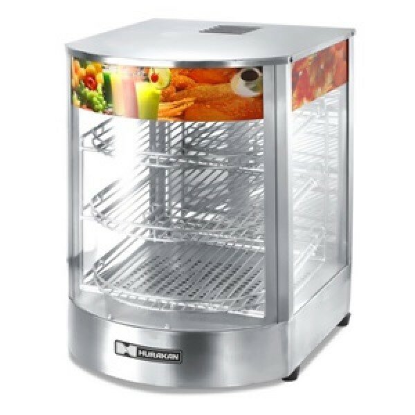 Тепловая витрина Hurakan HKN-WD1 нержавеющая сталь 9кг диапазон подогрева 30-85°C