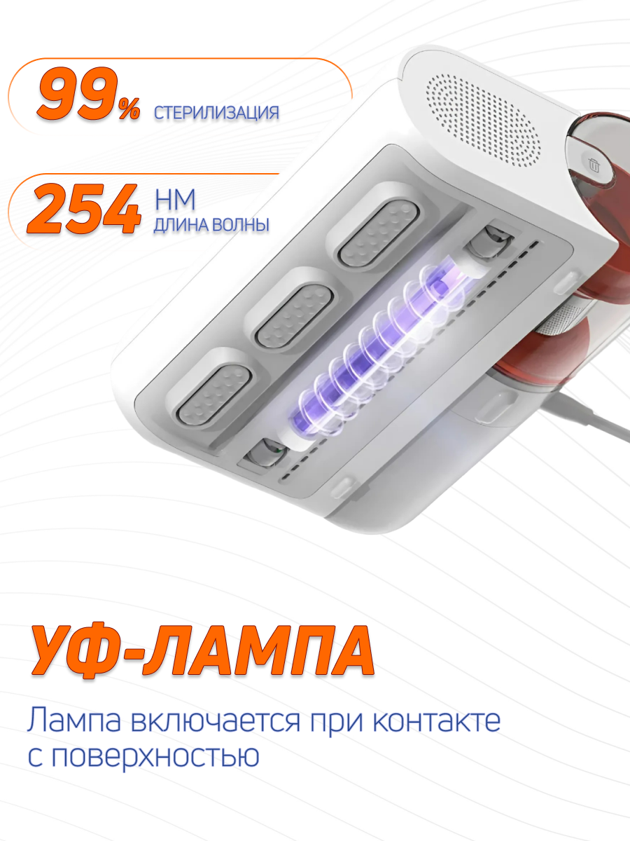Пылесос для удаления пылевого клеща Xiaomi Mijia MJCMY02DY CN — фото 1