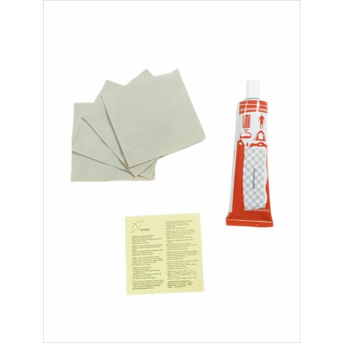 Набор для ремонта надувных матрасов молочный 7х7